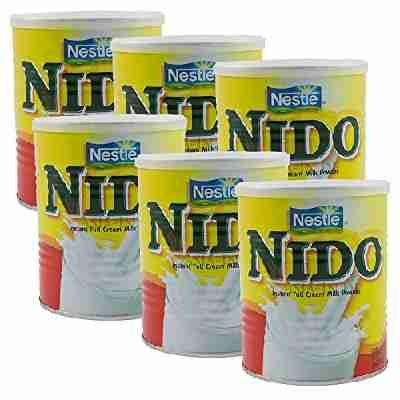 6 x NIDO -Vollmilchpulver -Original Nestle - 6 x 400g (2400g) - asiafoodland Vorteilspaket
