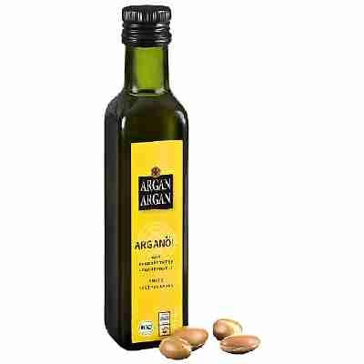 ARGANARGAN Bio-Arganöl 250ml, ungeröstet, kaltgepresst, auch für Haut- und Haarpflege geeignet