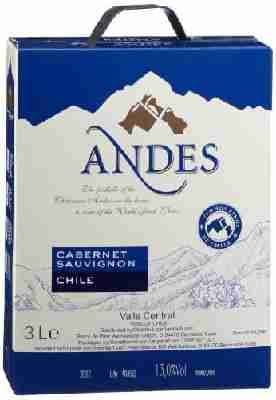 Andes Cabernet Sauvignon Chile Qualitätswein (1 x 3 l)