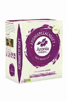 Aronia Original Bio Aroniasaft 100% Direktsaft, 5 Liter, 1er Pack (1 x 5 l)