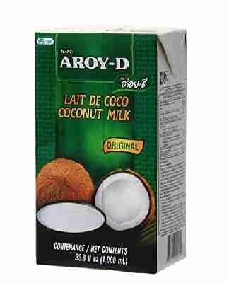 Aroy-D Kokosnussmilch, ohne Konservierungsstoffe 12 x 1L