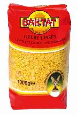 Baktat Gelbe Linsen , 1er Pack (1 x 1 kg Packung)