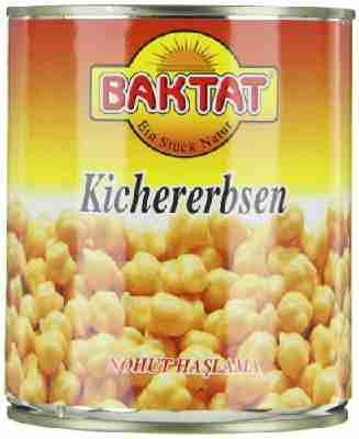 Baktat Kichererbsen , 3er Pack (3 x 800 g Packung)