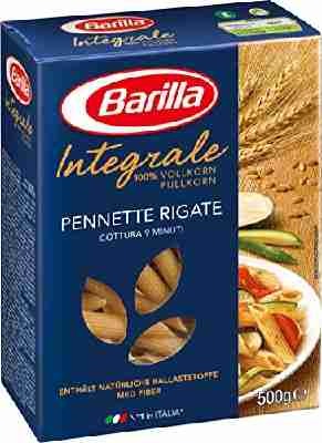 Barilla Pennette Rigate Integrale Vollkorn, 6er Pack (6 x 500 g)