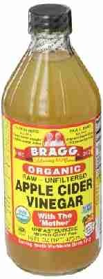 Bragg Organic Apple Cider Vinegar with The 'Mother', Raw-Unphiltreed, 16 fl oz (473 ml) 2.8 x 2.8 x 7.5 inches