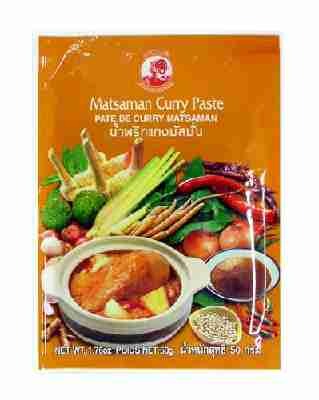Cock Currypaste, Matsaman, 6er Pack (6 x 50 g Packung)