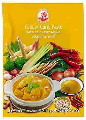 Cock Currypaste, gelb, 6er Pack (6 x 50 g Packung)