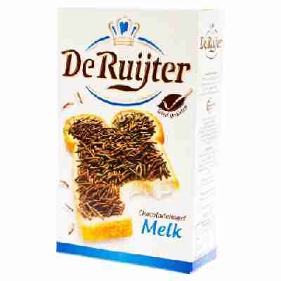 De Ruijter Schokoladen-Streusel, Schokolade, Flocken Milch / Chocoladehagel Melk