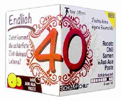 Endlich 40 - Eine tolle Geschenkidee zum 40. Geburtstag und ein witziges Geschenk für Männer und Frauen!