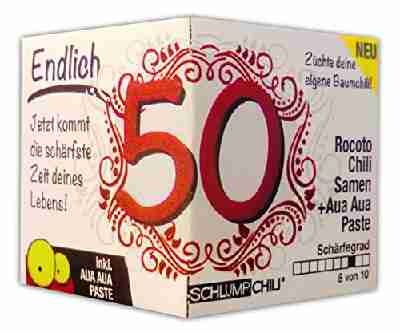Endlich 50 - Eine tolle Geschenkidee zum 50. Geburtstag und ein witziges Geschenk für Männer und Frauen!
