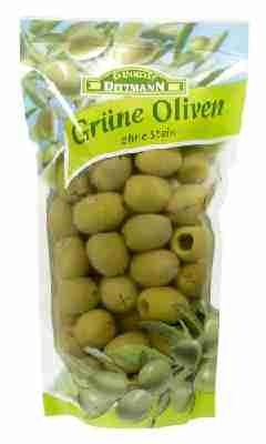 Feinkost Dittmann Grüne Oliven ohne Stein, 10er Pack (10 x 250 g)