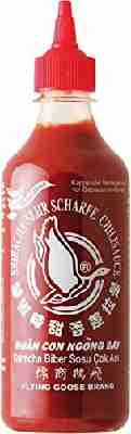 Flying Goose Chilisauce, Sriracha, sehr scharf, 2er Pack (2 x 455 ml Packung)