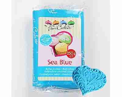 FunCakes Fondant Blau / Sea Blue 250 g - Rollfondant