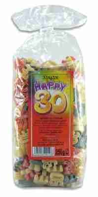 Geburtstags-Nudeln "Pasta Happy 30"