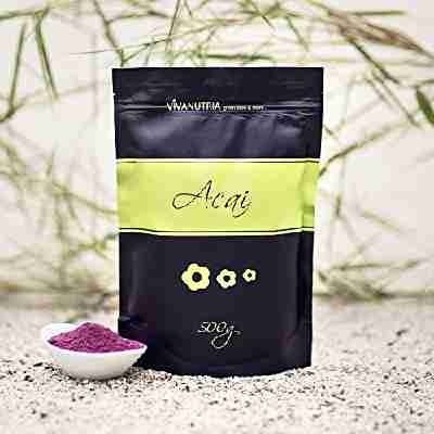 GeoVitalis Acaipulver, Acai Beerenpulver, 500g, Rohkostqualität!