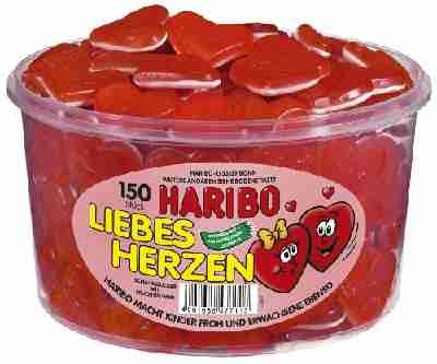 Haribo Liebesherzen Dose