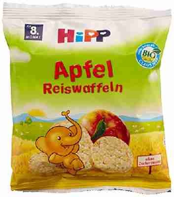 Hipp Apfel Reiswaffeln, 7er Pack (7 x 35 g) - Bio
