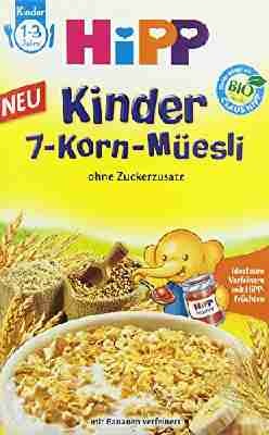 Hipp Kinder 7-Korn-Müesli , 6er Pack (6 x 200 g)