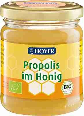 Hoyer Propolis im Honig Bio Produkt, 2er Pack (2 x 250 g)