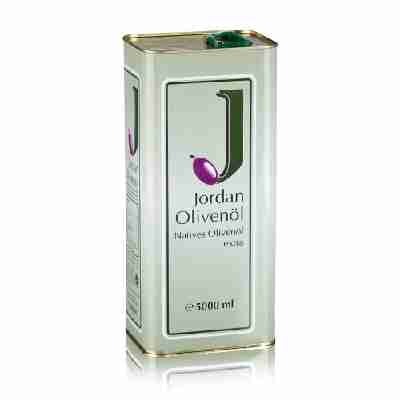 Jordan Olivenöl Natives extra - 5,00L Kanister, 1er Pack (1 x 5 l)