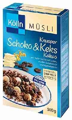 Kölln Müsli Knusper Schoko & Keks Kakao, 7er Pack (7 x 500 g)