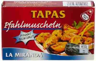 La Miranda Pfahlmuscheln in pikanter Sauce, 12er Pack (12 x 115g)