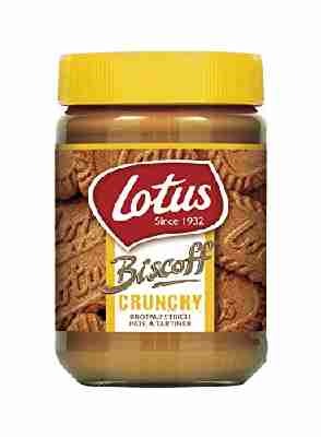 Lotus Biscoff Brotaufstrich Crunchy, 4er Pack (4 x 380 g)