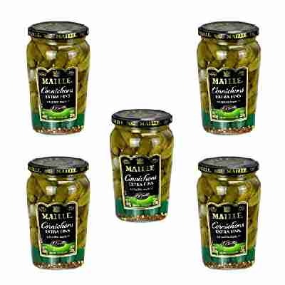 Maille Mini Gurken Cornichons Extra fein 5 x 400 Gramm
