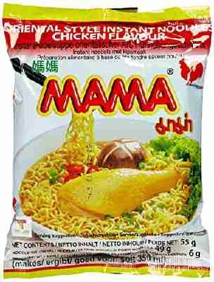 Mama Instantnudeln, Huhn, 24er Pack (24 x 55 g)