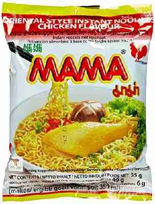 Mama Instantnudeln, Huhn, 24er Pack (24 x 55 g)