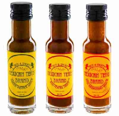 Mexican Tears® - 3er Pack, scharfe Sauce aus Habaneros und Chipotle [3x100ml Chilisauce]