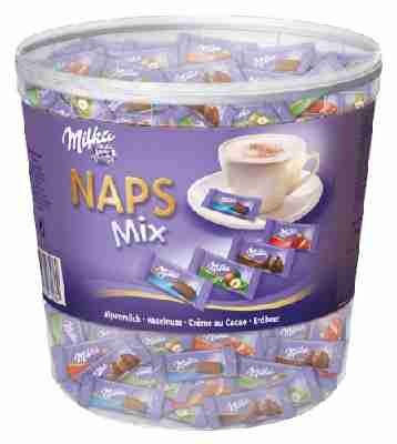 Milka Naps Mix Dose "Ideal fürs Büro", 1er Pack (1 x 1 kg)