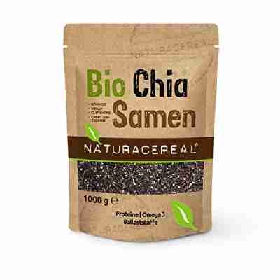 NATURACEREAL BIO Chia Samen (1 x 1kg) - In Deutschland geprüfte Qualität