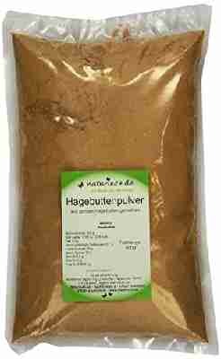 Naturix24 Hagebuttenpulver, Hagebutten gemahlen, 1er Pack (1 x 500 g)