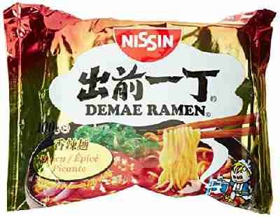 Nissin Demae Ramen Spicy, 5er Pack (5 x 100 g Beutel)