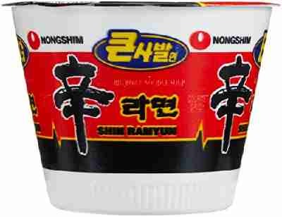 Nong Shim Instantnudeln, Shin Ramyun, Big Bowl, sehr scharf, 16er Pack (16 x 114 g)