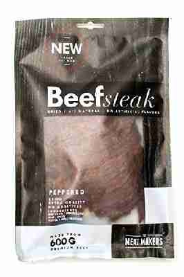 PEPPERED - DRIED BEEF STEAK 200g | Getrocknete Gewürzt Beef Steak