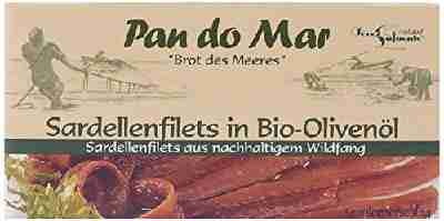 Pan do Mar Sardellenfilets (Anchovis) in Bio Olivenöl, 5er Pack (5 x 50 g)