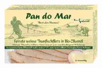 Pan do Mar Weiße Thunfischfilets in Bio Olivenöl, 5er Pack (5 x 120 g)