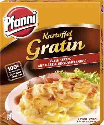 Pfanni Kartoffelgratin mit Käse und Béchamelsauce, 5 x 2 Portionen (5 x 400 g)