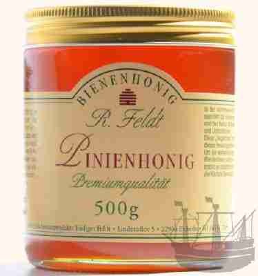 Pinien Honig, Kiefernwald vom Mittelmeer, dunkel, mild würzig, 500g