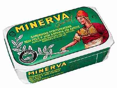 Portugiesische Sardinen ohne Haut und Gräten in Olivenöl 120g Portugal, Minerva