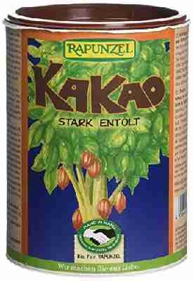Rapunzel Kakaopulver stark entölt HIH, 1er Pack (1 x 250 g) - Bio