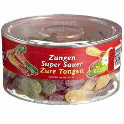 Red Band Zungen super sauer 100 Stück, 1er Pack (1 x 1.28 kg)
