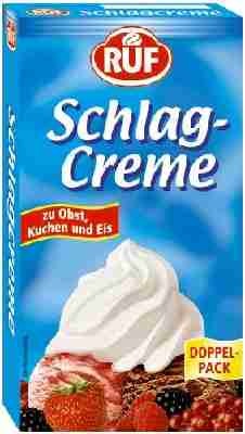 Ruf Schlagcreme Doppelpack, 12er Pack (12 x 80 g Packung)