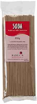 Ruschin Soba-Nudeln, 100% Buchweizen 200g Bio Pasta, 1er Pack (1 x 200 g)
