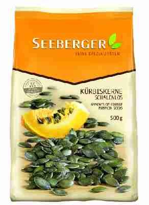 Seeberger Kürbiskerne schalenlos, 1er Pack (1 x 500 g Packung)