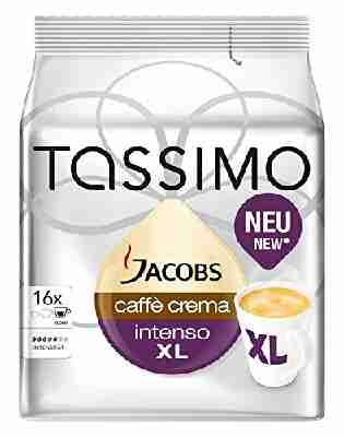 Tassimo Jacobs Caffè Crema intenso XL, 5er Pack (5 x 144 g)