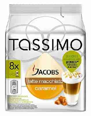 Tassimo Jacobs Latte Macchiato caramel, 5er Pack (5 x 268 g)