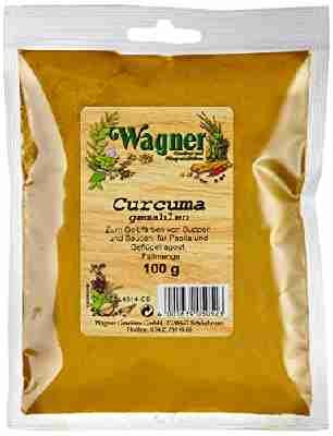 Wagner Gewürze Curcuma (Kurkuma) gemahlen, 3er Pack (3 x 100 g)